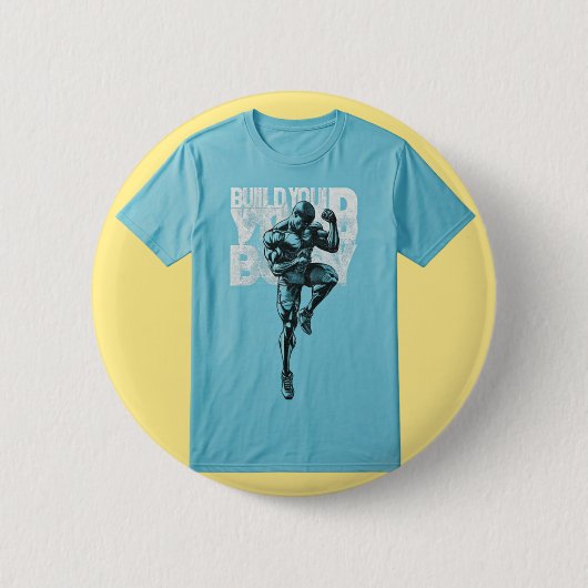 "Erstellen Sie Ihren Körper": Button (Vorderseite)