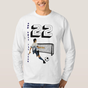 Erstellen Sie Ihren Lieblingsteam-Namen Fußball T-Shirt