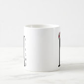 Erstellen Sie Ihren Namen Tasse, Weiß und Schwarz Kaffeetasse (Mittel)