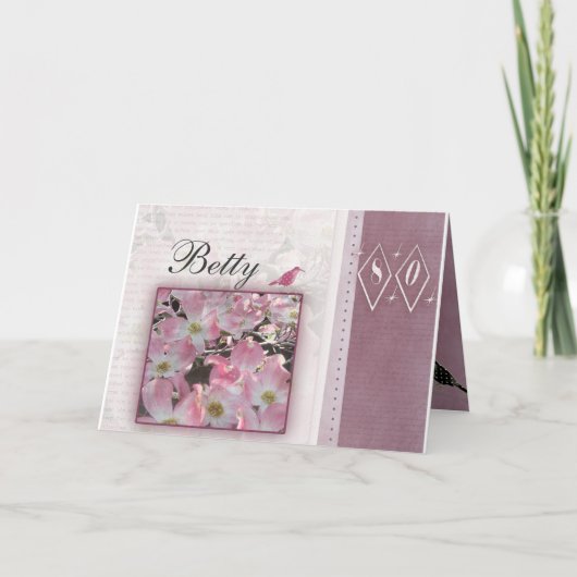 Erstellen Sie Ihren personalisierten 80. Geburtsta Karte (Vorderseite)