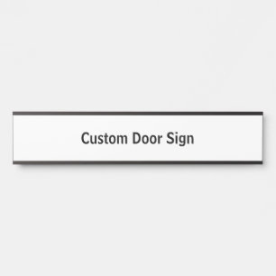 Erstellen Sie Ihren personalisierten Long Black Türschild
