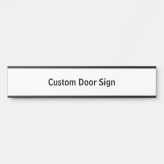 Erstellen Sie Ihren personalisierten Long Black Türschild