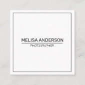 Erstellen Sie Ihren QR-Code Personalisiert Quadratische Visitenkarte (Vorderseite)