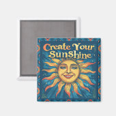 Erstellen Sie Ihren Sonnenschein Magnet (Vorderseite/Rückseite)