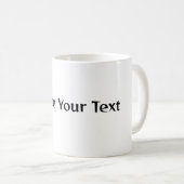 Erstellen Sie Ihren Text einzigartig Design gedruc Kaffeetasse (VorderseiteRechts)