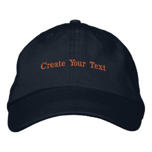 Erstellen Sie Ihren Text-Hat das alternative Bekle Bestickte Baseballkappe