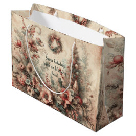 Erstellen Sie Ihren Viktorianischen Weihnachtskran Große Geschenktüte