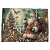 Erstellen Sie Ihren Viktorianischen Weihnachtsmann Große Geschenktüte (Rückseite)