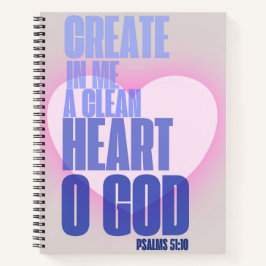 Erstellen Sie in Me ein neues, Christliches Notebo Notizblock