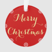 Erstellen Sie individuell Personalisiert Elegant F Ornament (Vorderseite)