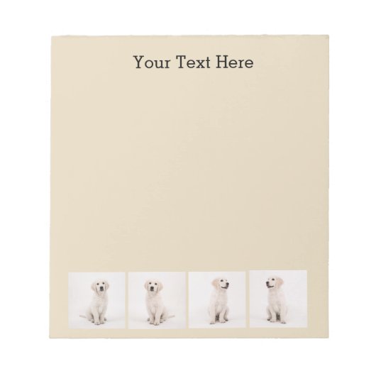 Erstellen Sie Instagram Family Foto Hund Cat-Fotos Notizblock (Vorderseite)