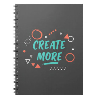ERSTELLEN SIE MEHR Notebook Notizblock