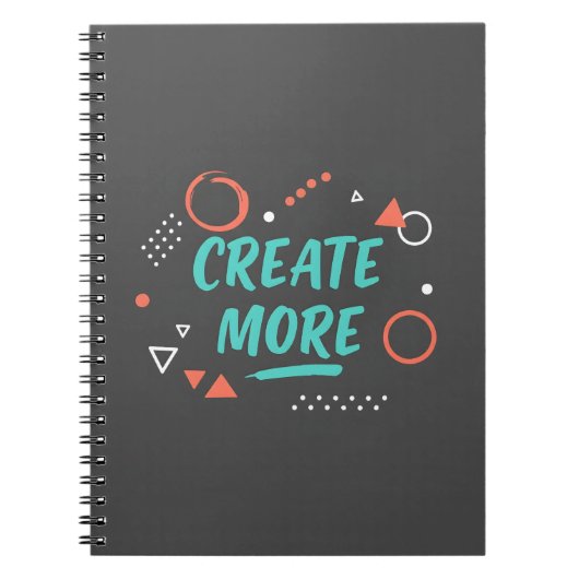ERSTELLEN SIE MEHR Notebook Notizblock (Vorderseite)