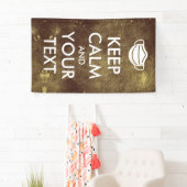 Erstellen Sie mit Maske Ihre eigene "Behalt Calm & Banner (Insitu)