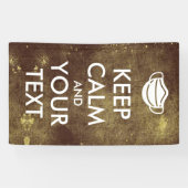 Erstellen Sie mit Maske Ihre eigene "Behalt Calm & Banner (Horizontal)