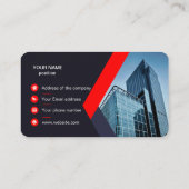 Erstellen Sie moderne Berufliche Visitenkarten Visitenkarte (Rückseite)