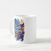Erstellen Sie ohne Angst - SvietWorks Inspirationa Kaffeetasse (Vorderseite Links)