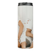 Erstellen Sie Personalisiert Ihr eigenes Foto für  Thermosbecher (Rückseite)