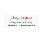 Erstellen Sie Personalisierte frohe Weihnachts-Rüc (Vorne)