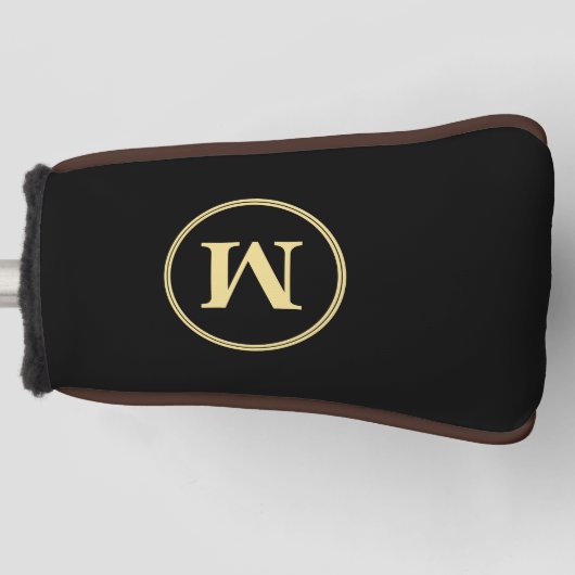 Erstellen Sie Personalisierten Mit Monogramm Schwa Golf Headcover (Vorderseite)