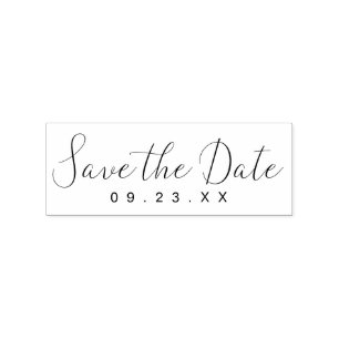 Erstellen Sie Save the Date Ihre eigene Hand Gummistempel