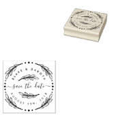 Erstellen Sie Save the Date Ihren eigenen handgeze Gummistempel (Stempel)
