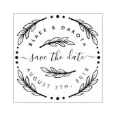 Erstellen Sie Save the Date Ihren eigenen handgeze Gummistempel (Prägung)