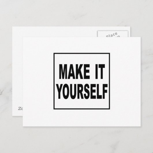 Erstellen Sie selbst eigene Postkarten (Vorne/Hinten)