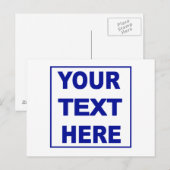 Erstellen Sie selbst eigene Postkarten (Vorne/Hinten)