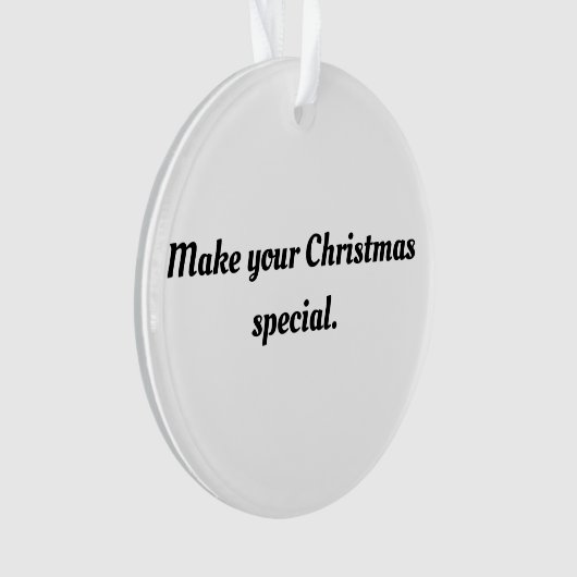 Erstellen Sie selbst Ornament (Vorderseite)