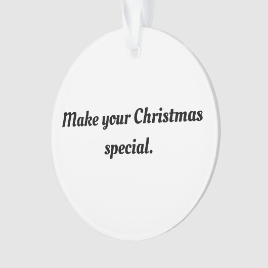 Erstellen Sie selbst Ornament (Vorderseite)