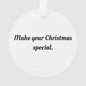 Erstellen Sie selbst Ornament (Vorderseite)