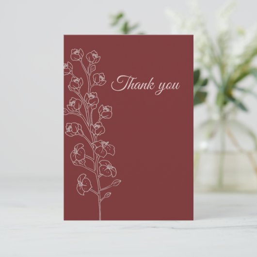 Erstellen Sie selbst, was Sie gewollt haben Dankeskarte (Stehend Vorderseite)