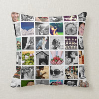 Erstellen Sie sich ein eigenes Bild-Collage Throw-