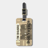 Erstellen Sie sich Ihre eigene, an Bord lustige In Gepäckanhänger (Vorderseite vertikal)