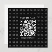 Erstellen Sie sofort ein skalierbares QR-Code- und Mitteilungskarte (Vorne/Hinten)