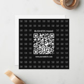 Erstellen Sie sofort ein skalierbares QR-Code- und Mitteilungskarte (Vorderseite/Rückseite Beispiel)