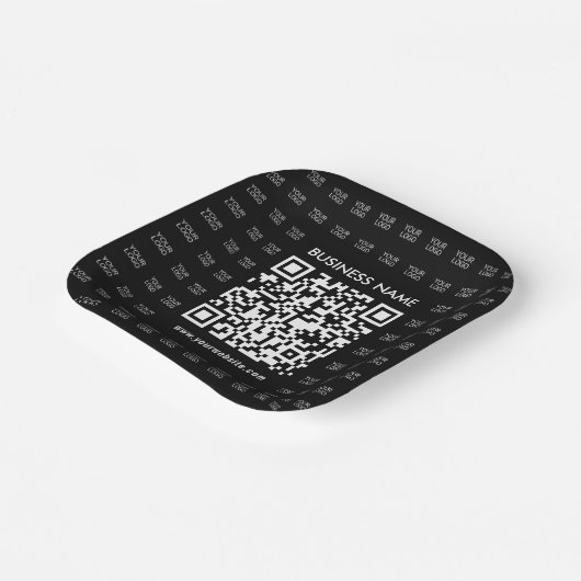 Erstellen Sie sofort ein skalierbares QR-Code- und Pappteller (Gewinkelt)