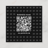 Erstellen Sie sofort ein skalierbares QR-Code- und Quadratische Visitenkarte (Vorderseite)