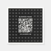 Erstellen Sie sofort ein skalierbares QR-Code- und Serviette (Vorderseite)