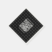 Erstellen Sie sofort ein skalierbares QR-Code- und Serviette (Ecke)