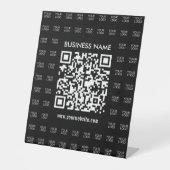 Erstellen Sie sofort ein skalierbares QR-Code- und Sockelschild (Vorderseite)