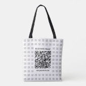 Erstellen Sie sofort ein skalierbares QR-Code- und Tasche (Rückseite)