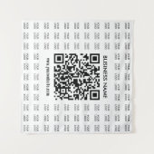 Erstellen Sie sofort ein skalierbares QR-Code- und Wandteppich (Vorderseite (Horizontal))