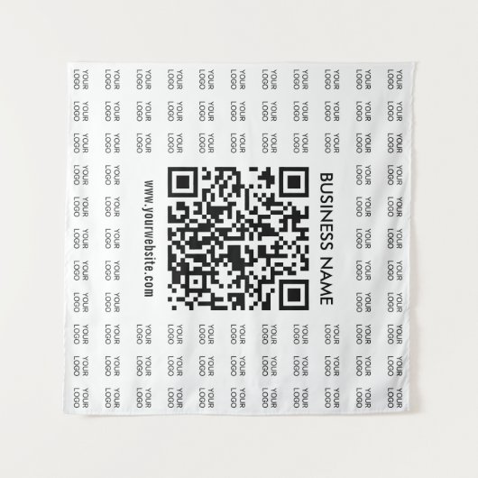 Erstellen Sie sofort ein skalierbares QR-Code- und Wandteppich (Vorderseite (Horizontal))