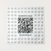 Erstellen Sie sofort ein skalierbares QR-Code- und Wandteppich (Vorderseite)