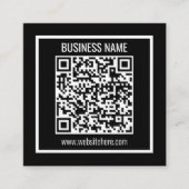 Erstellen Sie sofort einen modernen QR-Code Begleitkarte (Vorderseite)