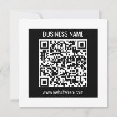 Erstellen Sie sofort einen modernen QR-Code Einladung (Vorderseite)