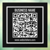 Erstellen Sie sofort einen modernen QR-Code Fensteraufkleber (Blatt 3)