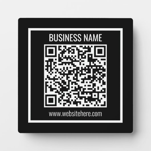 Erstellen Sie sofort einen modernen QR-Code Fotoplatte (Vorderseite)